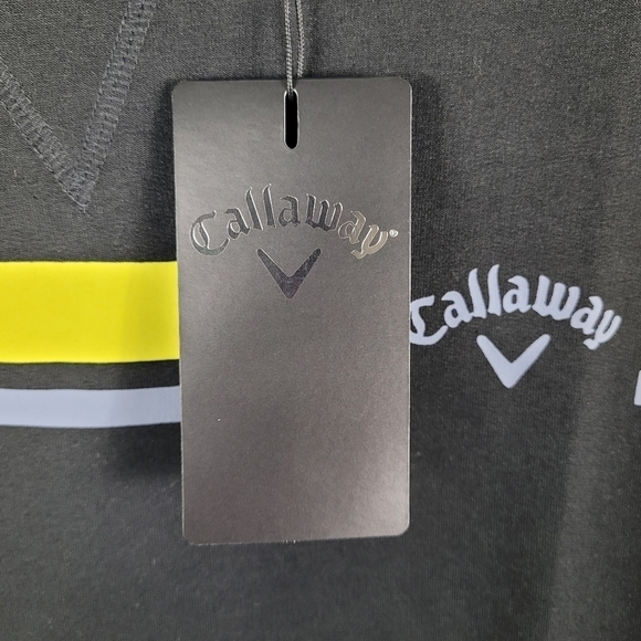Callaway Golf Men's Sweatshirt Round Neck River Crossing Club Black Size XL NWT - Picture 9 of 10